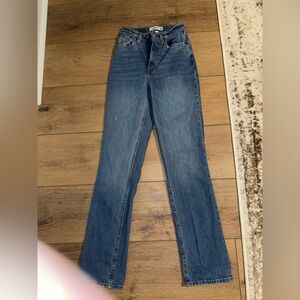 90s ultra high rise straight jean